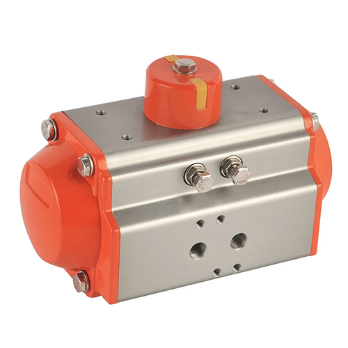 Electric Actuated Valve - Color: Orange