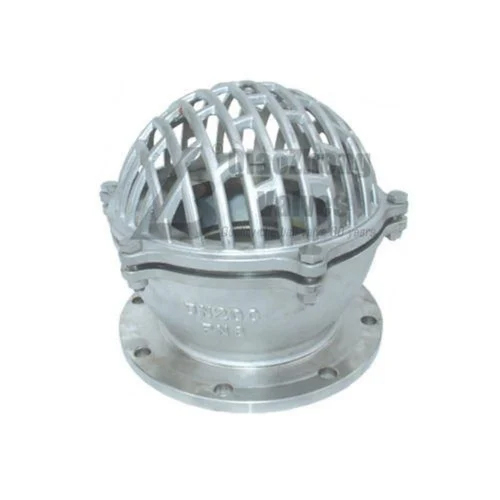 Stainless Steel Foot Valve - Color: Silver