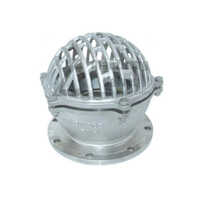 Stainless Steel Foot Valve - Ss/cs/ci Material, 12-inch+, Silver Color , Medium Pressure, Easy To Install - Ideal For Industrial Use