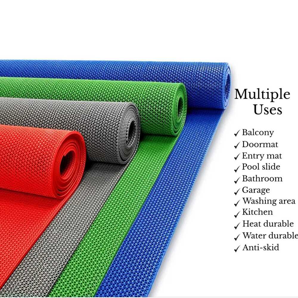 Footprint S MAT (4x49.21 Foot) - Soft & Durable Non-Slip Floor Mat for Home, Office, Entrance, and Outdoor Use | CLORE Color.