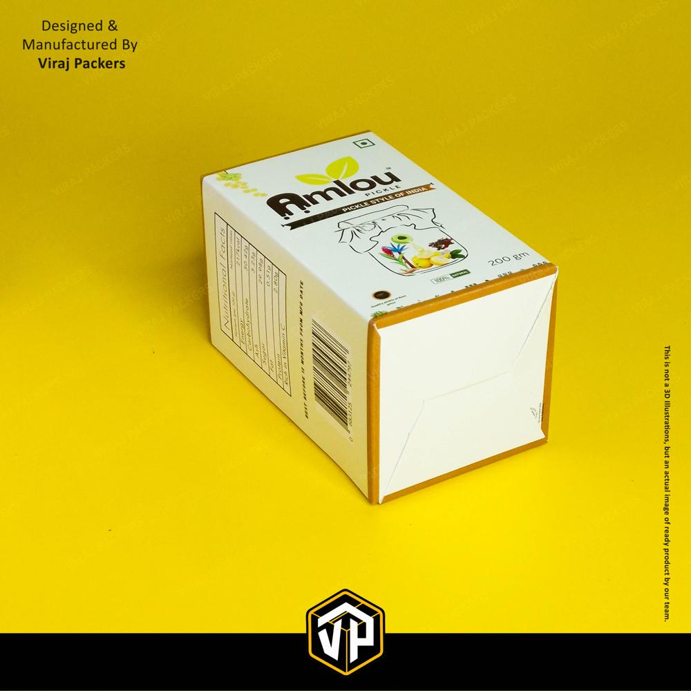 Achar Packaging Boxes - Finishing: Glossy Lamination
