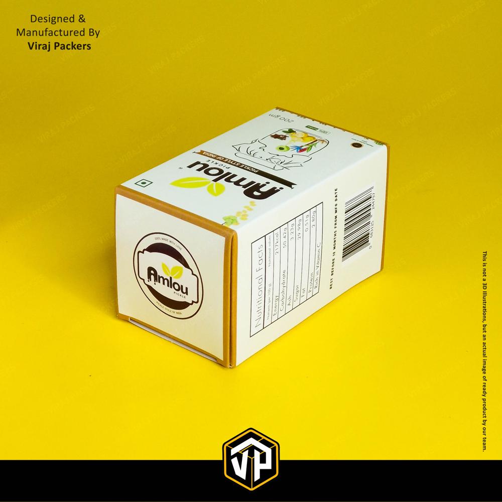 Achar Packaging Boxes - Finishing: Glossy Lamination