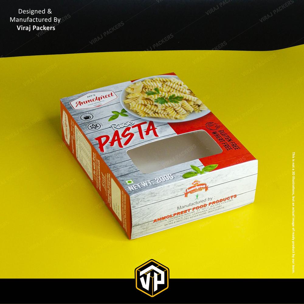 Customize Pasta Packaging Box - Material: Paper