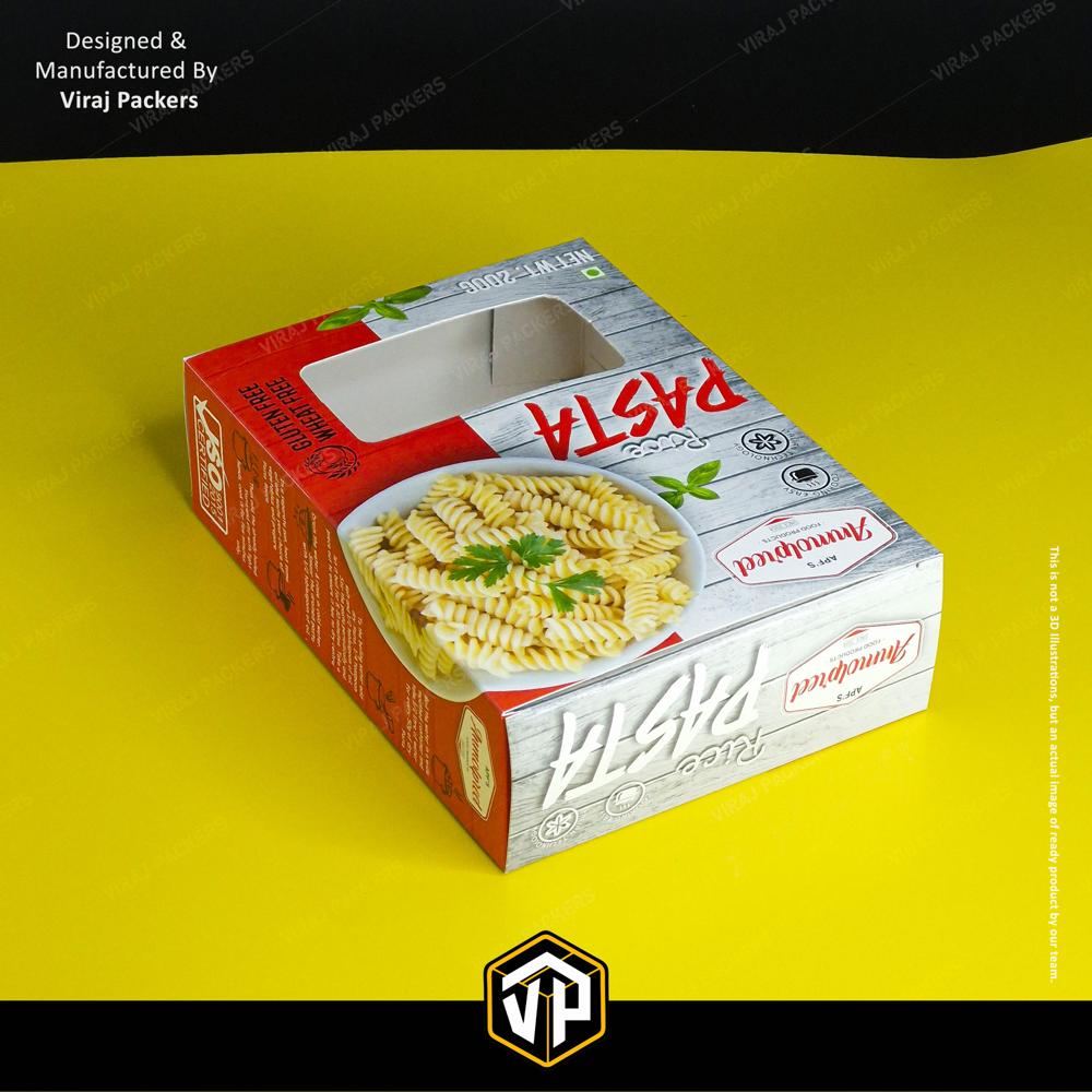 Customize Pasta Packaging Box - Material: Paper