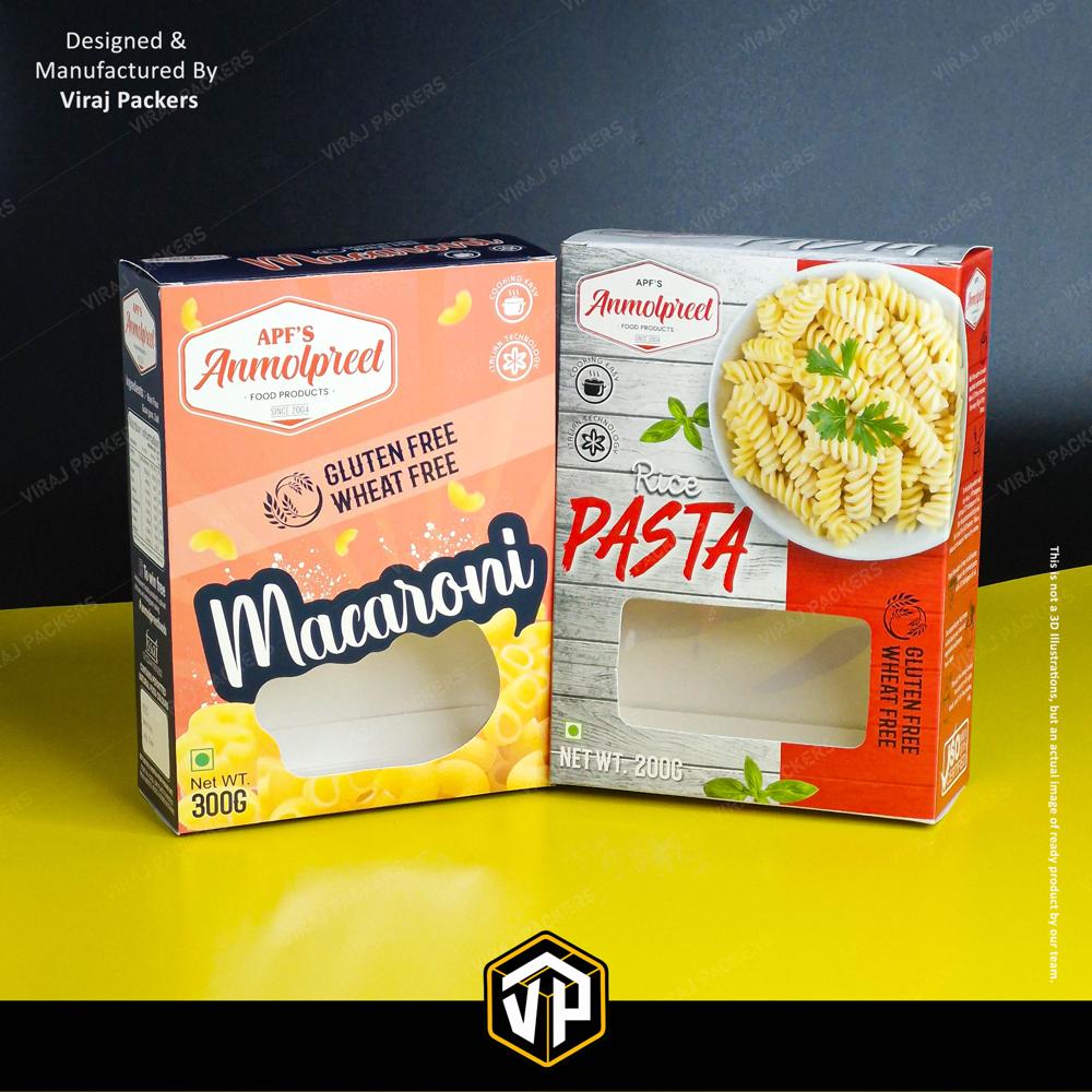 Customize Pasta Packaging Box - Material: Paper