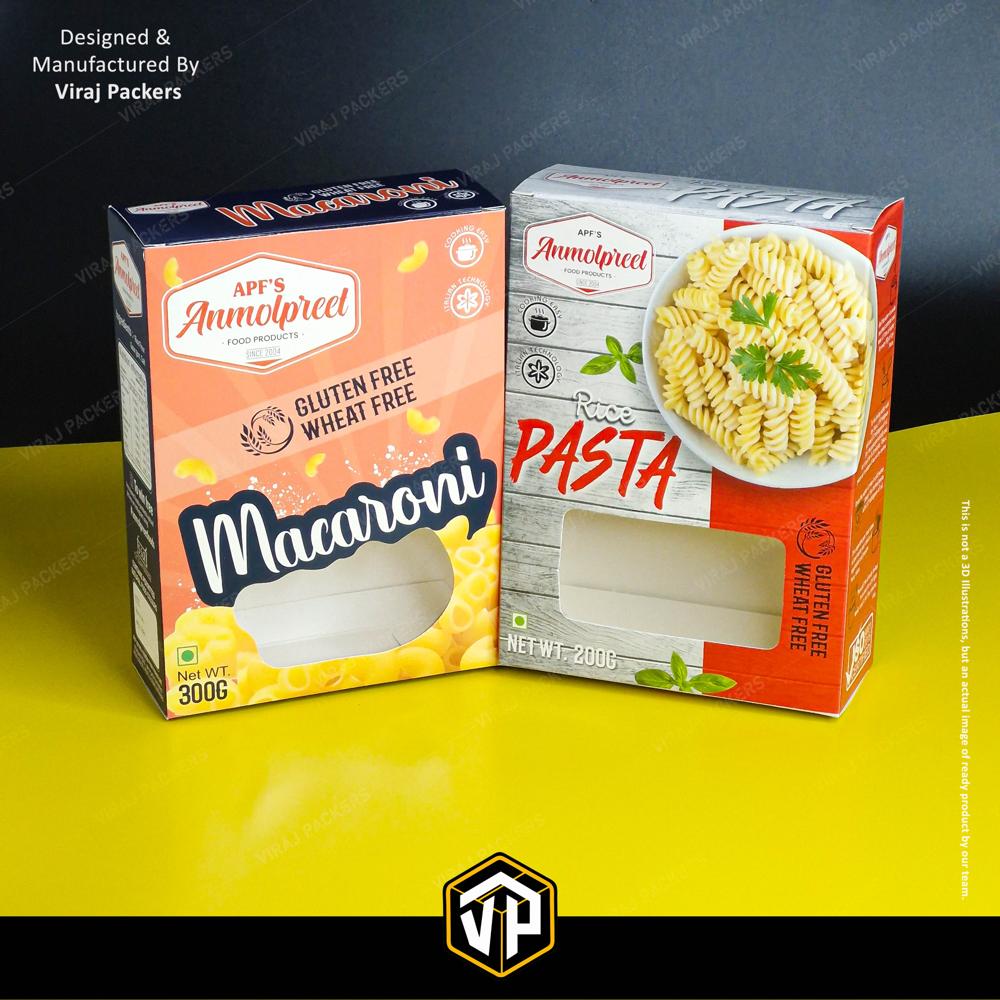 Customize Pasta Packaging Box - Material: Paper