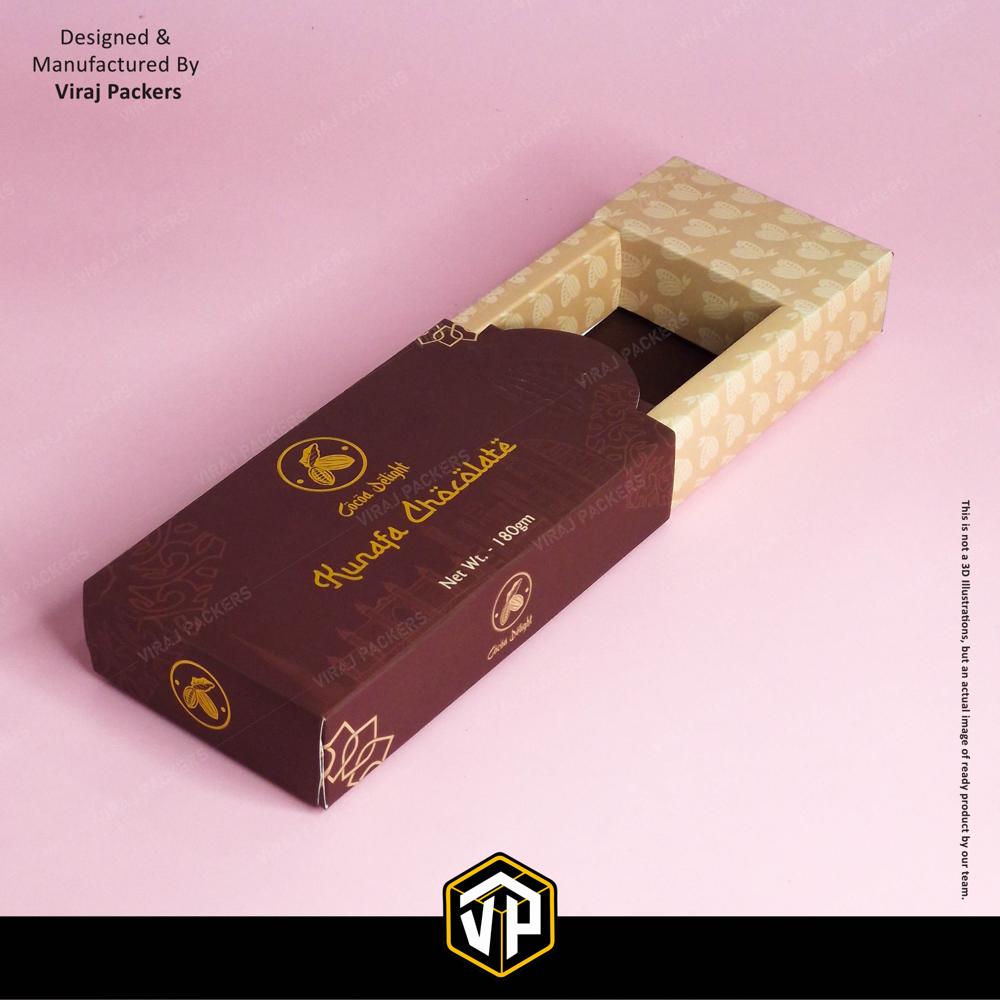 Designer Chocolate Packaging Box - Color: Multicolor
