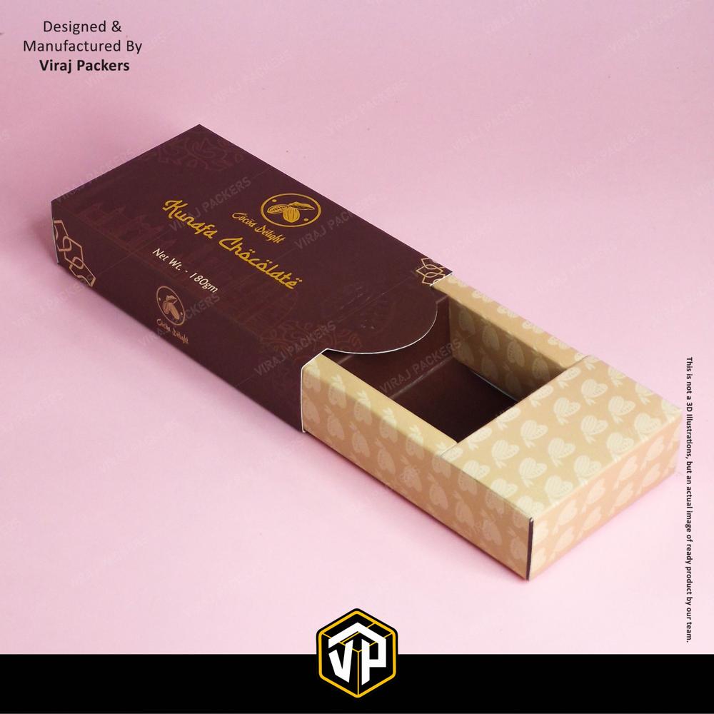 Designer Chocolate Packaging Box - Color: Multicolor