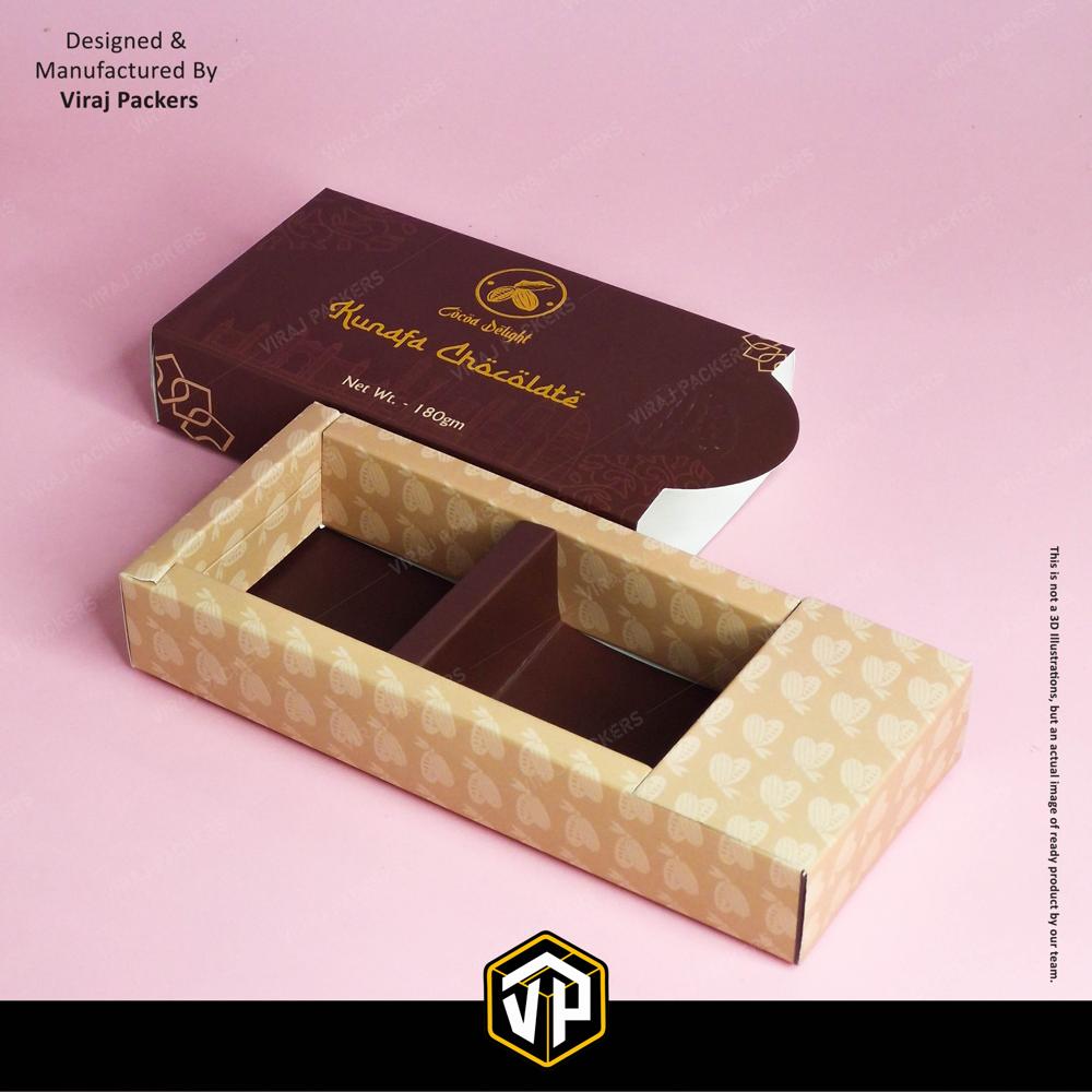Designer Chocolate Packaging Box - Color: Multicolor