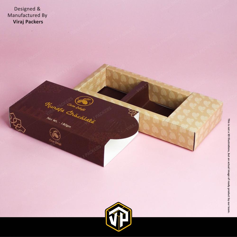 Designer Chocolate Packaging Box - Color: Multicolor