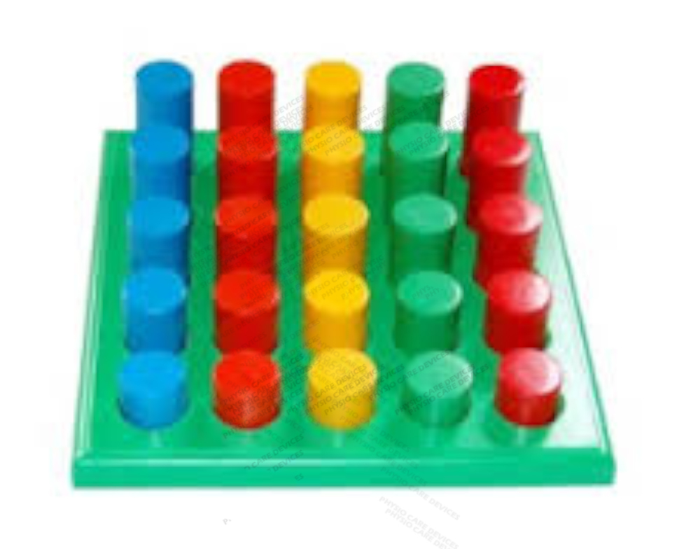 Graded Round Peg Board ( 25 Pegs ) Small Size