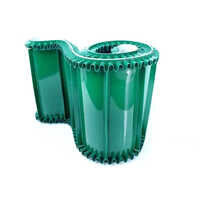 Pvc Sidewall Conveyor Belt - Durable Pvc Material, Width Over 1000 Mm, Thickness 5 Mm, Green Color | Chemical Resistant, Industrial Use, Warranty Included
