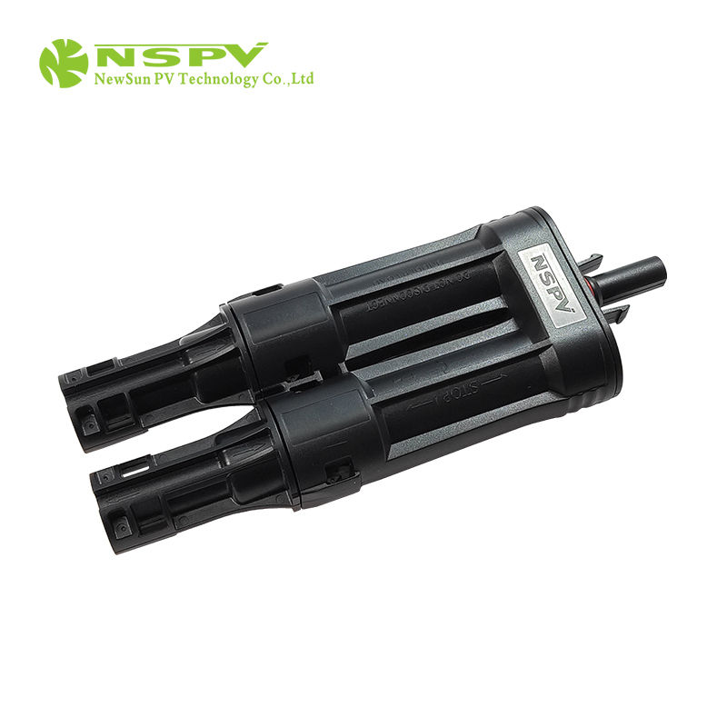 PV Solar Branch Fuse Connector Inline Fuse 2 Male To 1 Female Type