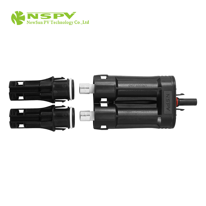 Pv Solar Branch Fuse Connector Inline Fuse 2 Male To 1 Female Type