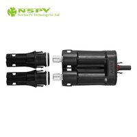 PV Solar Branch Fuse Connector Inline Fuse 2 Male To 1 Female Type