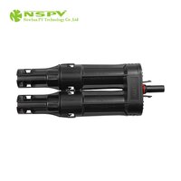 PV Solar Branch Fuse Connector Inline Fuse 2 Male To 1 Female Type