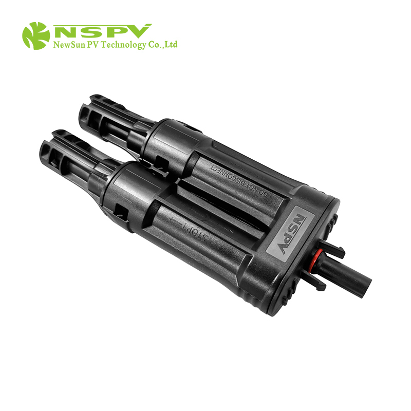 Pv Solar Branch Fuse Connector Inline Fuse 2 Male To 1 Female Type