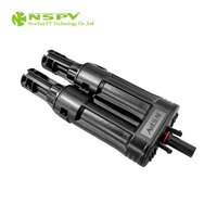 PV Solar Branch Fuse Connector Inline Fuse 2 Male To 1 Female Type
