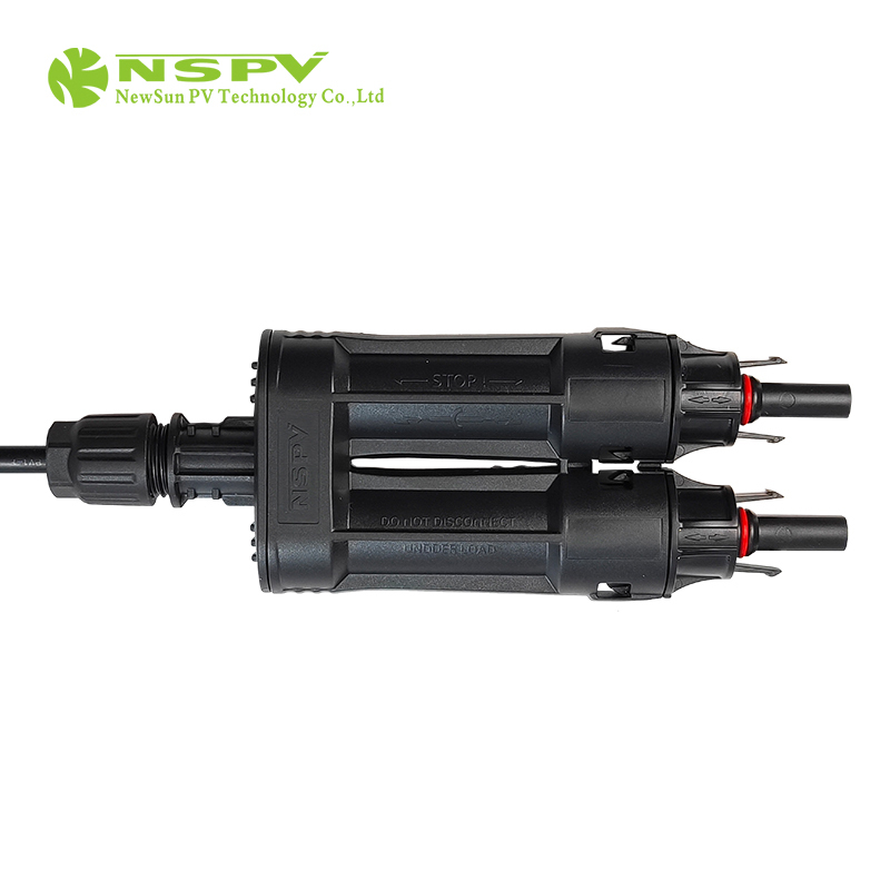 IP68 TUV PV Solar Branch Fuse Connector Inline Fuse Female Cable Type