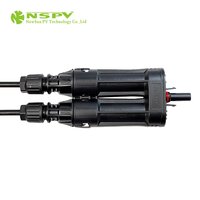 TUV Certified PV Solar Branch Fuse Connector Inline Fuse 2 Cable To Female Type