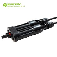 TUV Certified PV Solar Branch Fuse Connector Inline Fuse 2 Cable To Female Type
