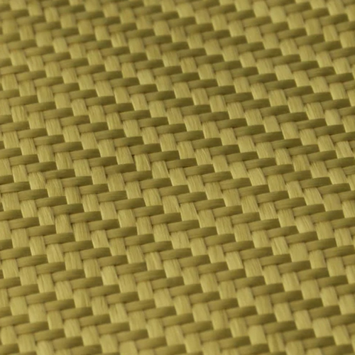 Para Aramid Lightweight, Yellow-Colored Plain Weave Fabric