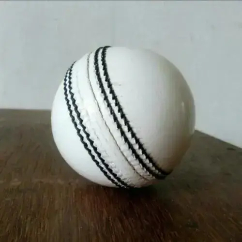 Cricket White Leather Heavy Ball For Professional Player - Leather Material, Heavy Duty Design, White Color For Enhanced Visibility | High-quality Performance And Durability