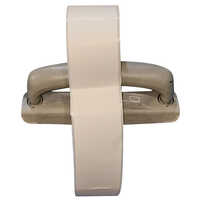 Direct Thermal Bag Tag - Color: Brown