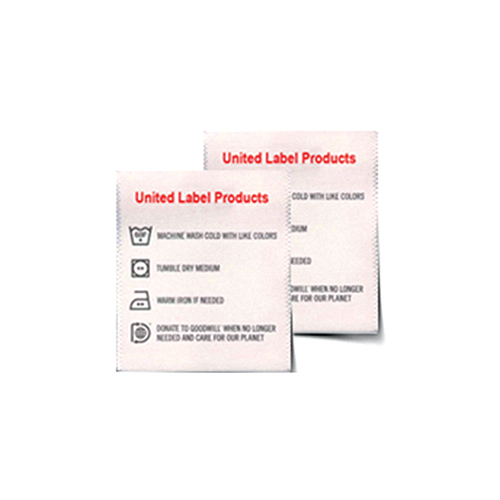 Satin Printed Label