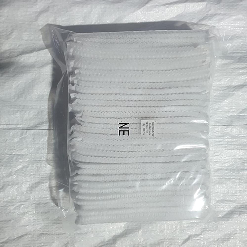 Bouffant Cap - Color: Sky Blue & White Both Color Are Available.