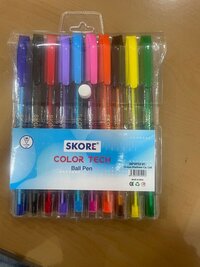 Colortech 10pc Pen Pouch - Body Material: Polymer