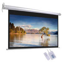 100 Inch Motorized Projection Screen - Resolution: 1280 X 800p