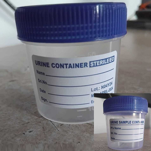 50ml Sterile Urine Container - Medical-grade Pp Plastic, Transparent, Leak-proof Design, Recyclable, Ideal For Medical Testing & Drug Screening