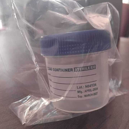 50ml Sterile Urine Container - Medical-grade Pp Plastic, Transparent, Leak-proof Design, Recyclable, Ideal For Medical Testing & Drug Screening