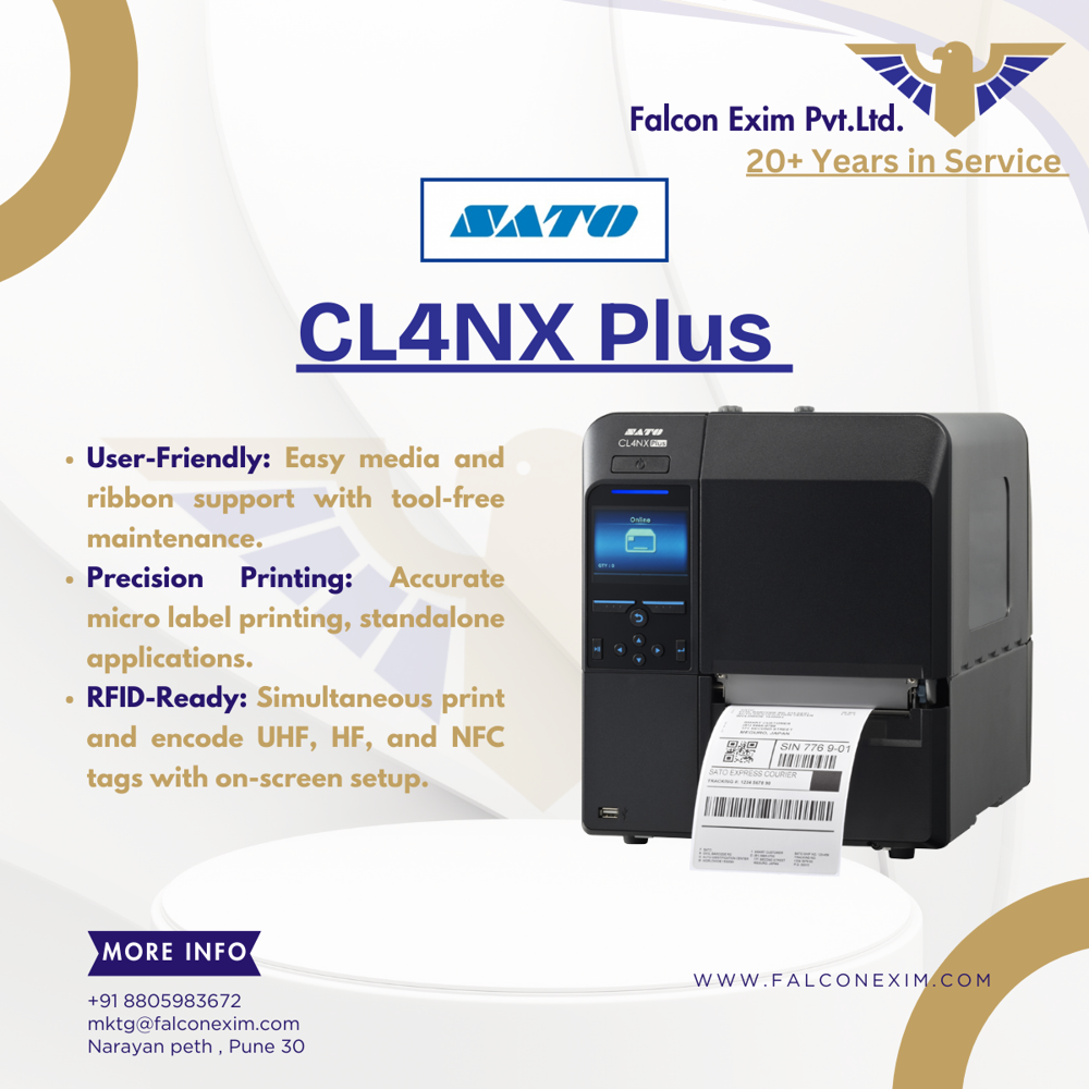 Sato Cl Nx Series Barcode Printer - Attributes: Shock Proof