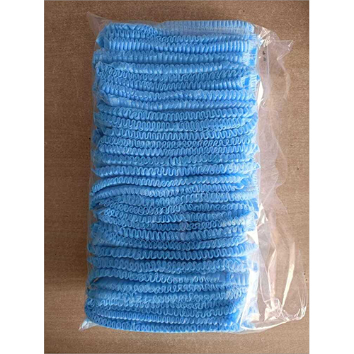 24'' Blue Bouffant Cap - Length: 24 Inch (In)