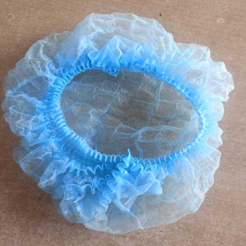 24'' Blue Bouffant Cap - Length: 24 Inch (In)