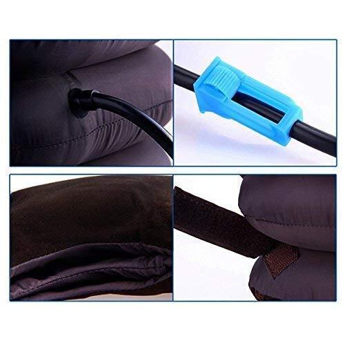 3 Layer Neck Pillow - 30 X 20 X 8 Cm | Portable Neck Massager For Cervical Spine, Neck, Back, Shoulder Pain Relief Exerciser