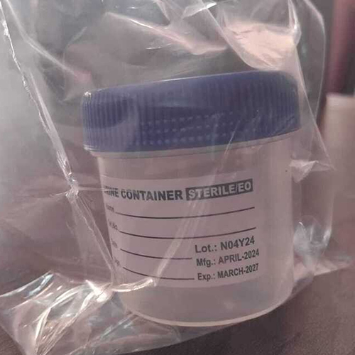 Sterile Urine Container - 30ml To 120ml Capacity, Leak-proof Design | Medical Grade Polypropylene, Transparent, Disposable, Sterilized