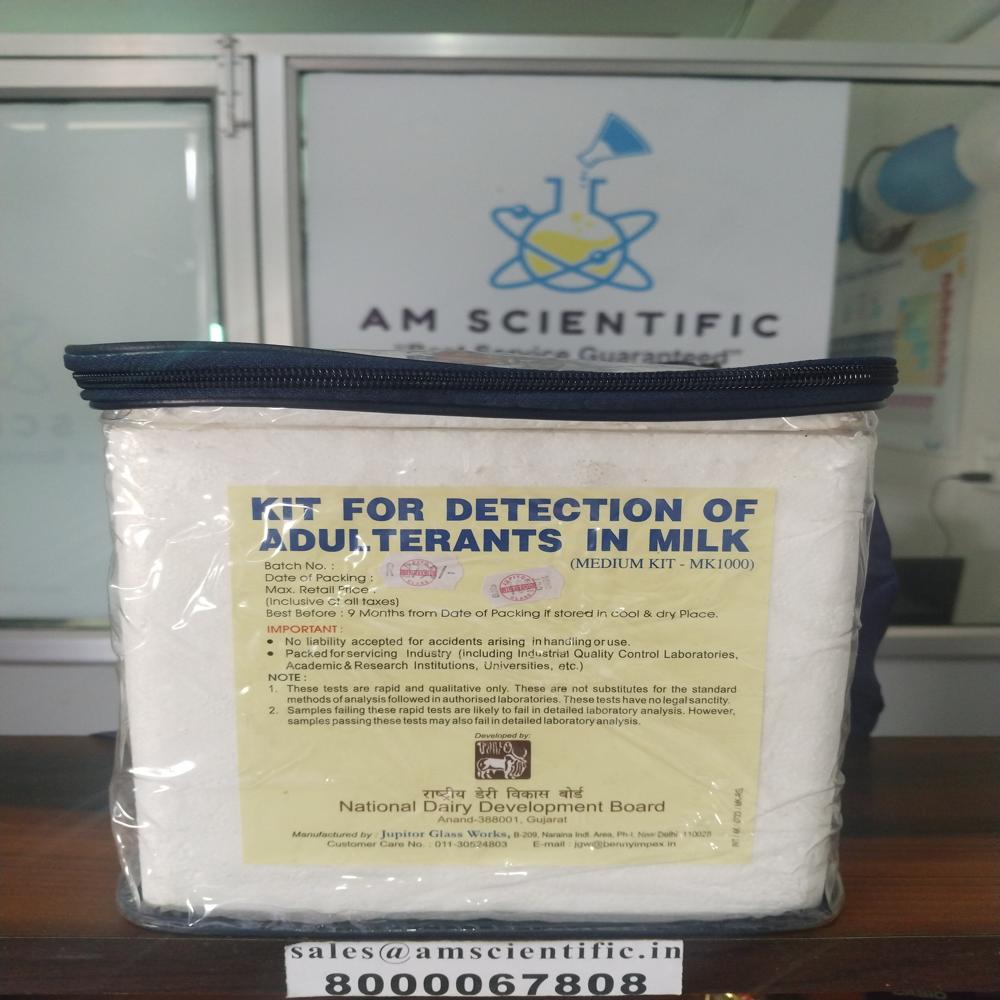 Nddb Milk Adulteration Test Kit Large Size - Grade: Laboratory Grade