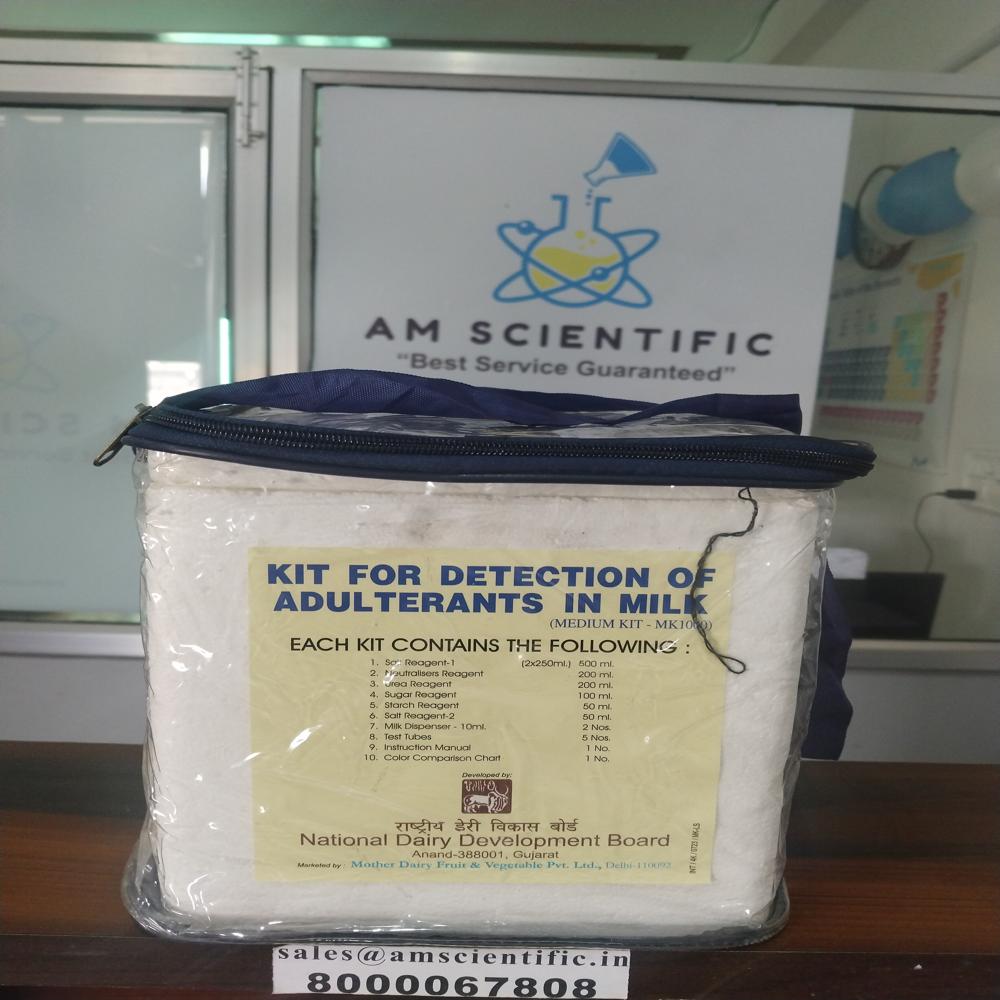 Nddb Milk Adulteration Test Kit Large Size - Grade: Laboratory Grade