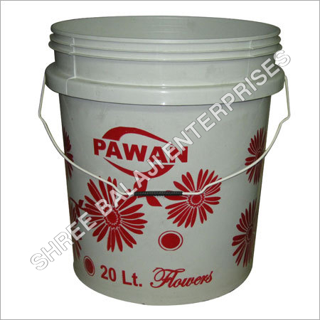 सफेद पेंट बाल्टी (20 नं.)