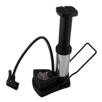 Portable Bicycle Pump - Color: Black