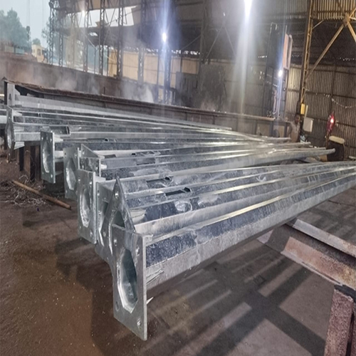 GI Galvanized Iron Octagonal Street Light Pole