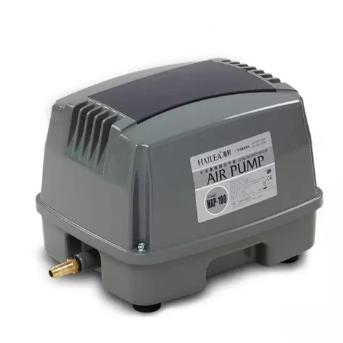 Hailea Hap 120 Aquarium Air Pump - Color: Grey