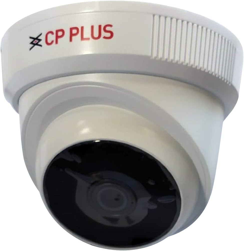 Cp Plus Cctv Dome Camera - High-quality Plastic, 4 Megapixel Resolution, Night Vision | Smart Motion Detection, Weatherproof Design