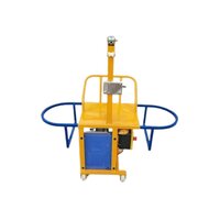 Orange Chair Suspended Rope Platform For 100mtr High, Parapet Clamp 1.5kw Hoister - Color: Yellow