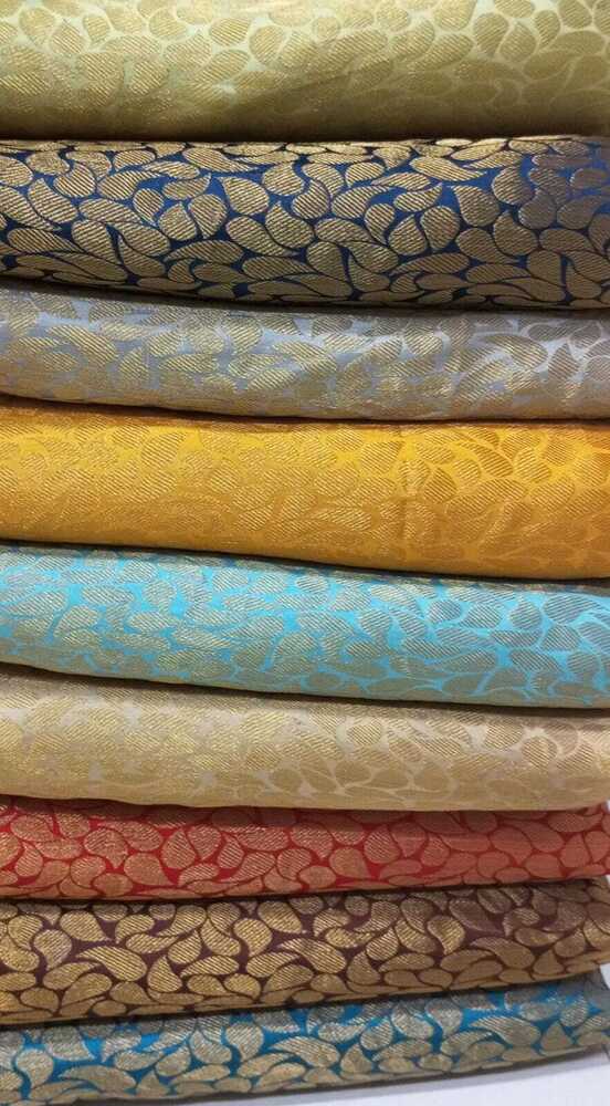 Polyester Banarasi Brocade Fabrics