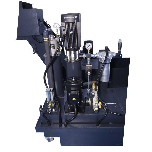 Std + Cts + Cyclone + Chip Conveyor Coolant Tank - Color: Black