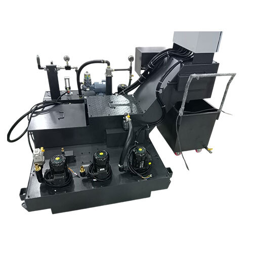 Std + Cts + Cyclone + Chip Conveyor Coolant Tank - Color: Black